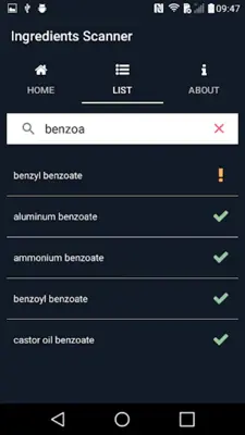 Ingredients Scanner android App screenshot 2